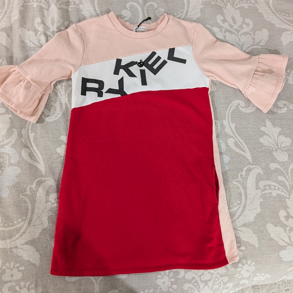Sonia Rykiel Paris Colorblock Graphic Dress Size 12